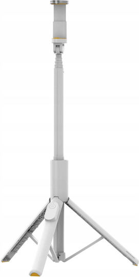 Spacecase ST11 Selfie Stick with Bluetooth Remote Control White
