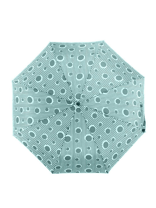 Rain Αυτόματη Ομπρέλα Βροχής Σπαστή Πράσινη