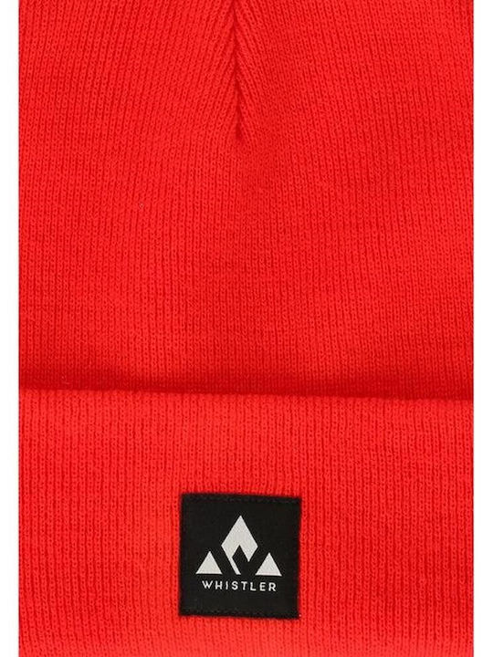 Beanie Unisex Beanie Gestrickt in Rot Farbe