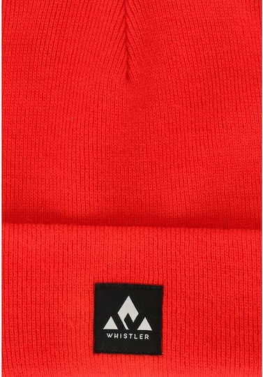 Beanie Unisex Beanie Gestrickt in Rot Farbe
