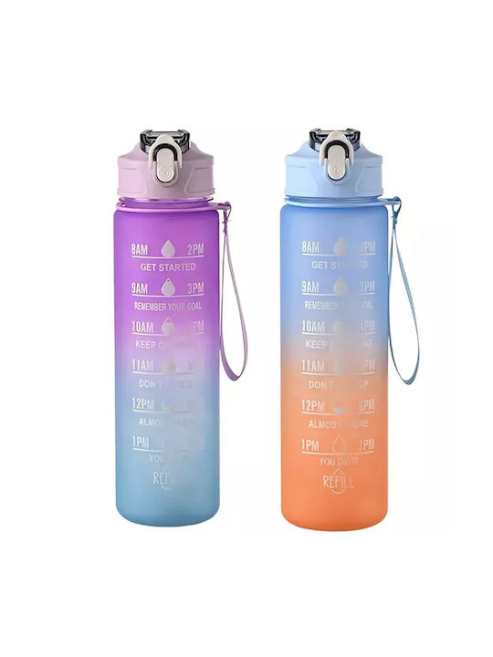 Pandaboo Sticla de apa 900ml Albastru deschis