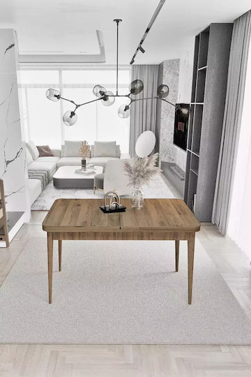 Masă Extensibilă Crem 6 Scaune Set Bucătărie 130x80x78cm Masă Extensibilă Crem 6 Scaune Set Bucătărie 130x80x78cm