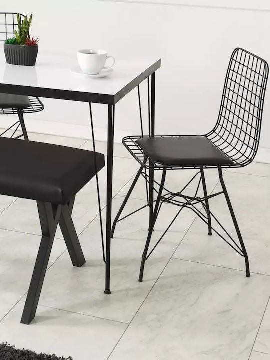 SteweHome Esszimmermöbel-Set Mit Theke 2+1 – Erweiterbarer Küchentisch 80x120cm