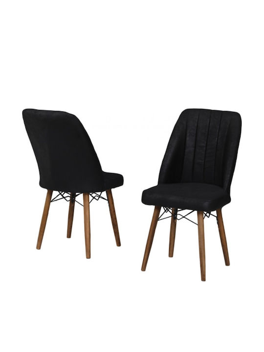 Set Extensibil Masă De Dining Alb Scaune Negre