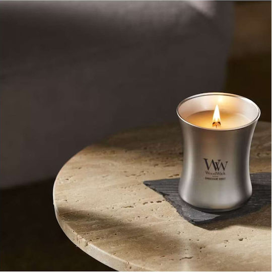 Aromatische Holzkerze mit Duftwachs Medium Precious Metals Candescent Coast