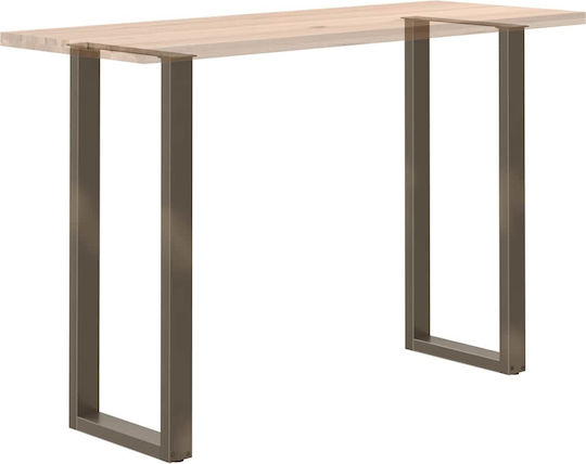 vidaXL Metallic Furniture Leg 2 Pieces Suitable for Table / Coffee Table 40x110x110cm Natural