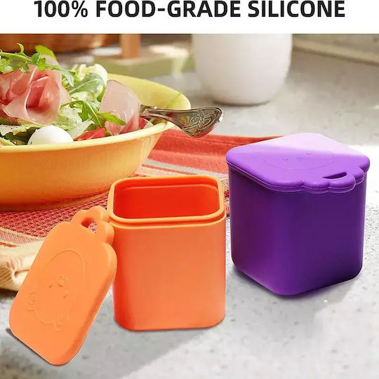 Pandaboo Kids' Food Container made of Silicone Purple