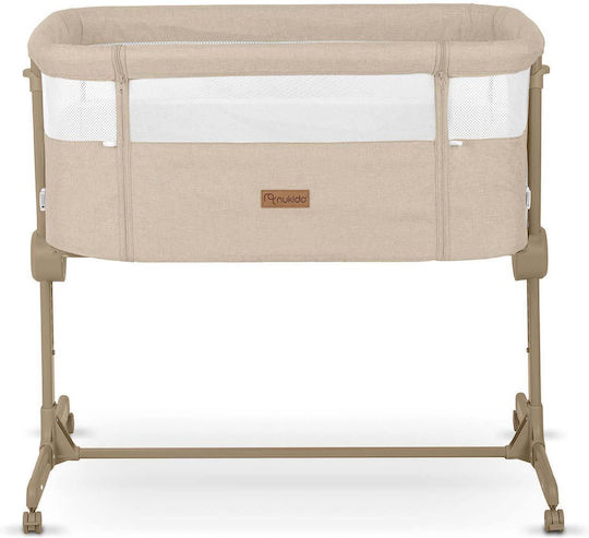 Nukido Cradle Playpen with Mattress and Wheels Beige