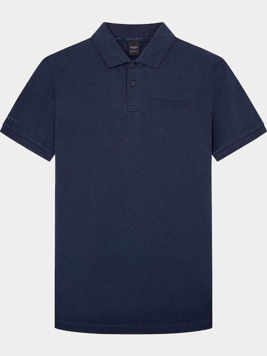 Polo Kurzarmbluse Marineblau
