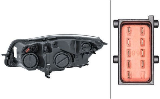 Hella Δεξί Μπροστινό Φανάρι για Opel Insignia 630-321