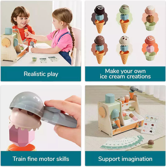 Top Bright Ice Cream Boutique Pretend Play Toy 121203