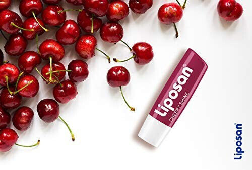 Liposan Fruity Shine Lip Balm SPF10 Cherry 4.8gr
