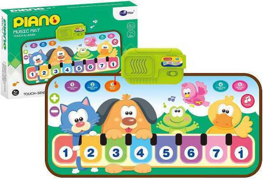 ToyMarkt Musical Instrument Floor Piano Animals with Sounds for 36++ Months
