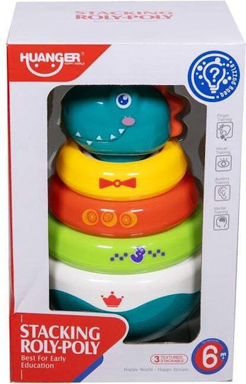 Huanger Stapelspielzeug Stacking Roly Poly für 6++ Monate