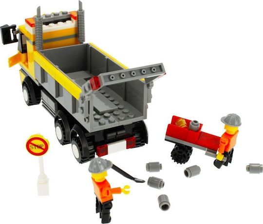 Alleblox Cuburi De Construit Construction Crew Pentru 6+ Ani 221 Bucăți