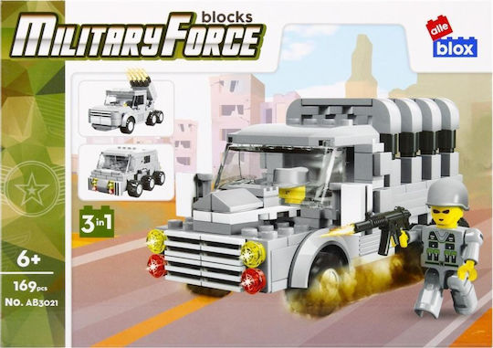 Alleblox Cuburi De Construit Military Force Pentru 6+ Ani 169 Bucăți