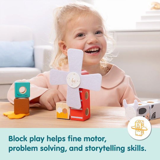 Melissa & Doug Блокчета Bloackables: Farm Friends