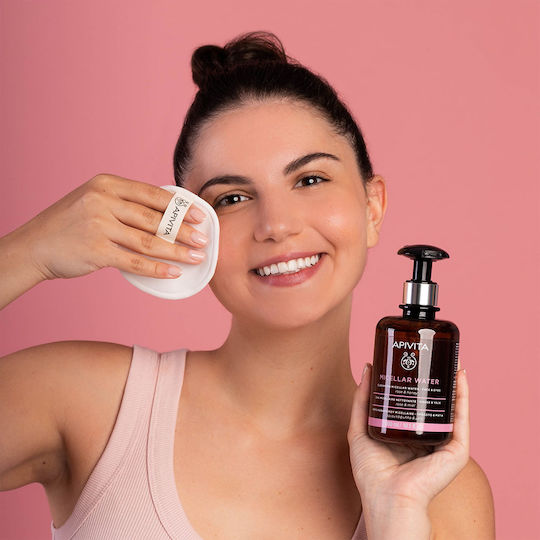 Apivita Rose & Honey Micellar Water Makeup Remover Face & Eyes 300ml