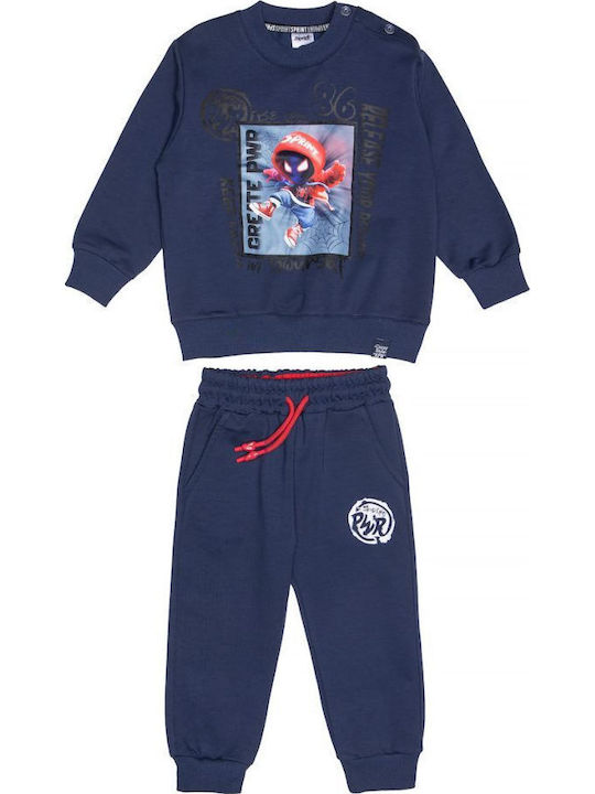 Kinder Sweatpants Set - Jogginganzug Blue 2Stück