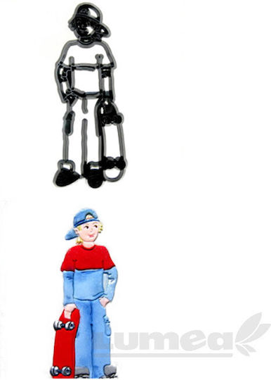 Skateboarder Skateboarder Decupator pentru prajitura 5060325301508