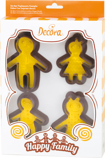 Decora Формички За Бисквитки Пластмасови 8 Бройки