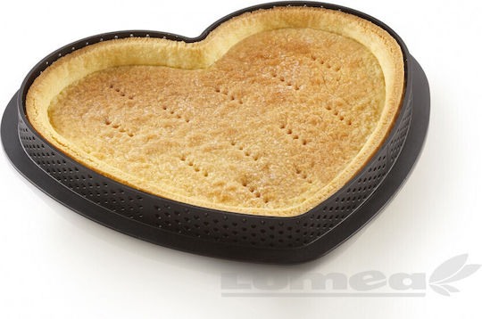 Silikomart Metallic Heart-Shaped Cake Ring