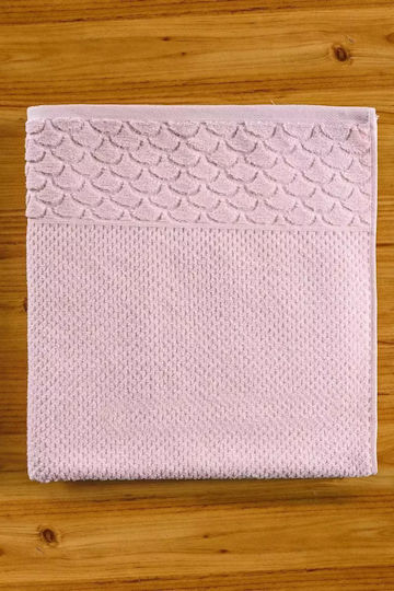 Set of 3 Soft Pink Bath Towels
