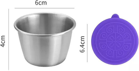 Pandaboo Inox Lunch Box Purple 70ml