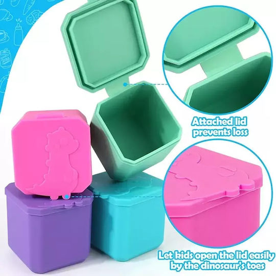 Cutie Din Silicon Pentru Sos Dino Violet