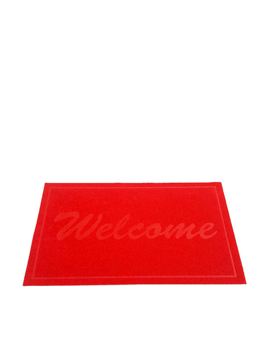 Kotonia Home Covor de Intrare Antiderapant Roșu 75x45buc
