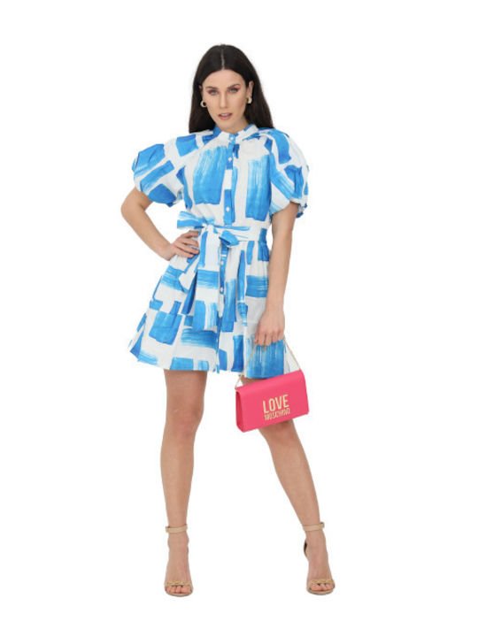 Sommer Mini Damenkleid Blau