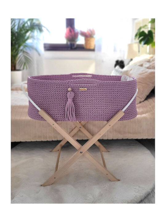 Suport Coș Moise Handmade Boho Lavandă