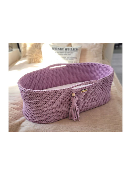 Suport Coș Moise Handmade Boho Lavandă