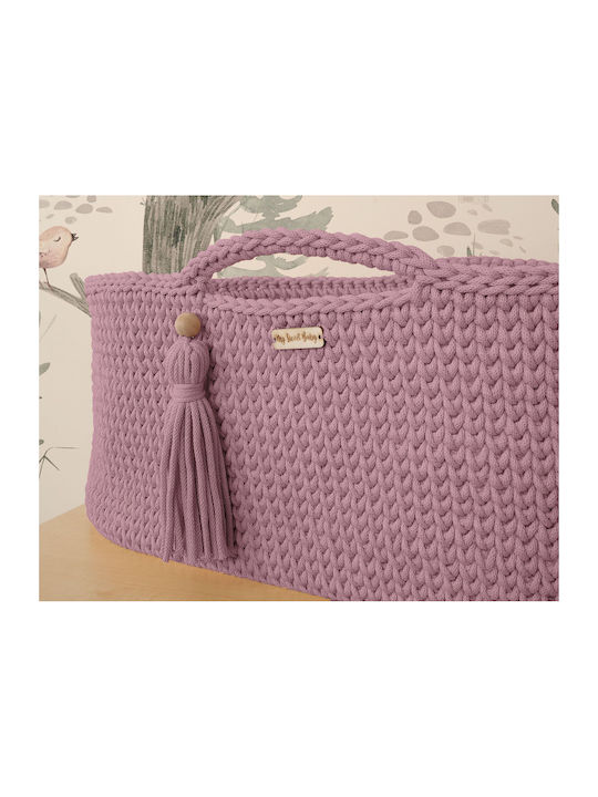 Suport Coș Moise Handmade Boho Lavandă