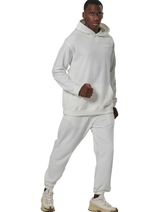 Sweatpants with Elastic White