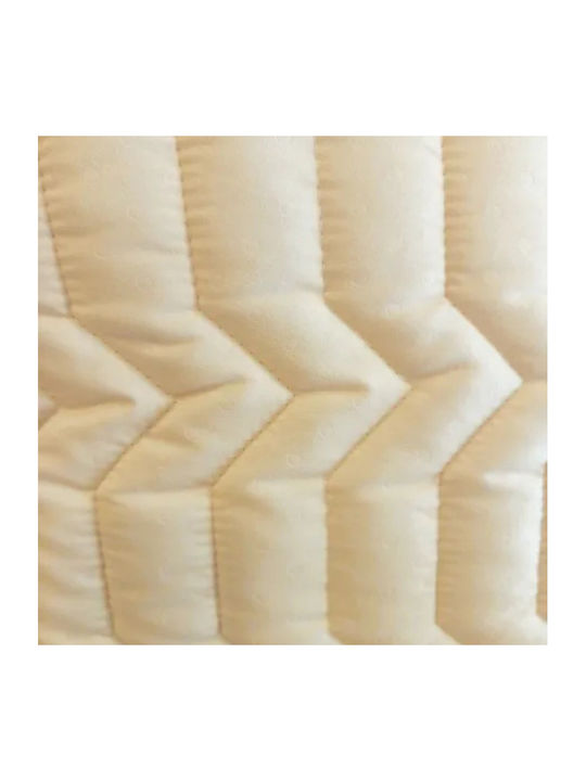 Carmel Пухено Единично с Пълнеж Microfiber 150x220бр Mboss Ecru 150 г/м²Gsm