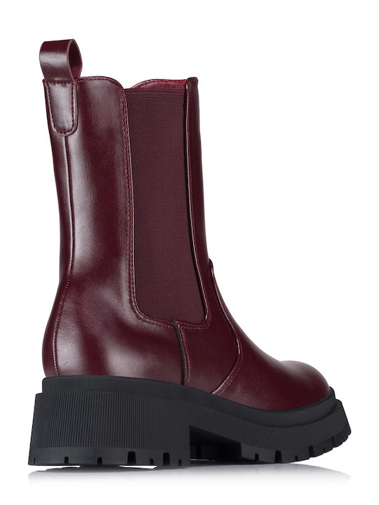 Women's Chelsea Boots Burgundy