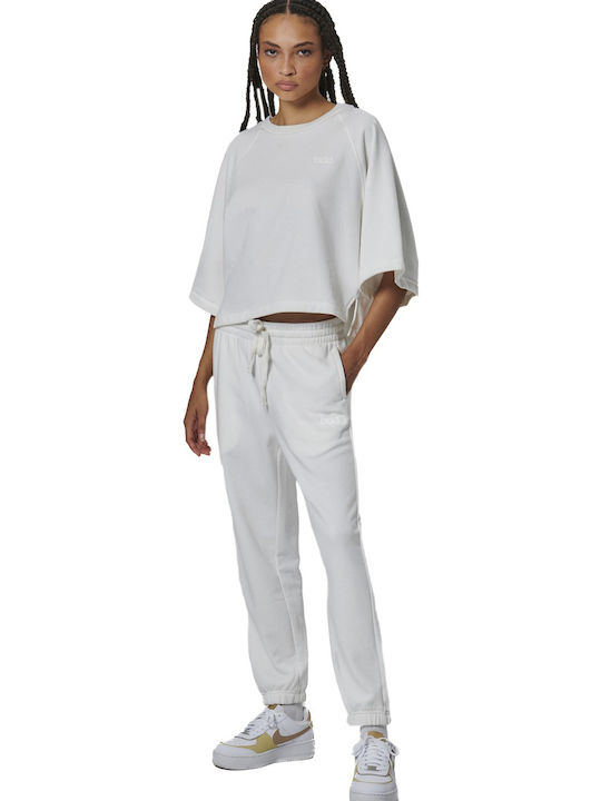 Women's Crop Top Cotton White