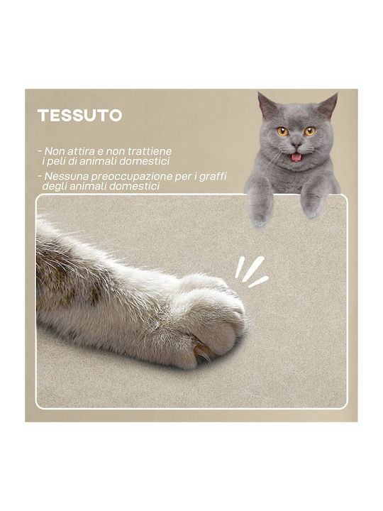 Fotoliu Relax Masaj cu Puf Bej 82x99x106cm