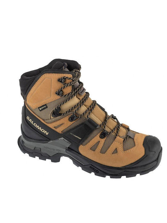 Salomon Quest 4 Men's Hiking Waterproof Boots With Gore-Tex Membrane Black