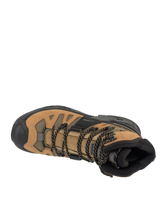 Salomon Quest 4 Men's Hiking Waterproof Boots With Gore-Tex Membrane Black