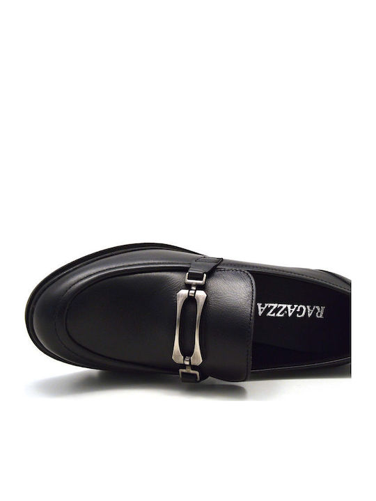 Leder Pumps Schwarz