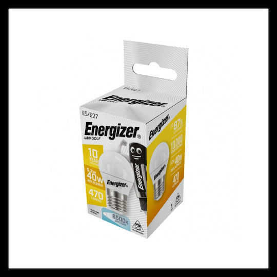 Energizer Λάμπα LED 5.2W για Ντουί E27 Ψυχρό Λευκό 480lm