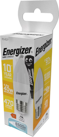 Energizer LED Bulb 4.9W For E14 Base Natural White 470 Lumen