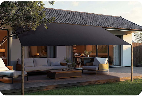 Plonos Rectangular Umbrela Sail Gri 3x4m 180gr/m²