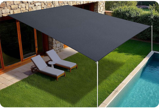Plonos Rectangular Umbrela Sail Gri 3x4m 180gr/m²