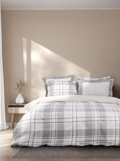 Nima Arthur Σετ Μονό 3τμχ 170x260εκ. Grey-beige Nima Arthur Σετ Μονό 3τμχ 170x260εκ. Grey-beige