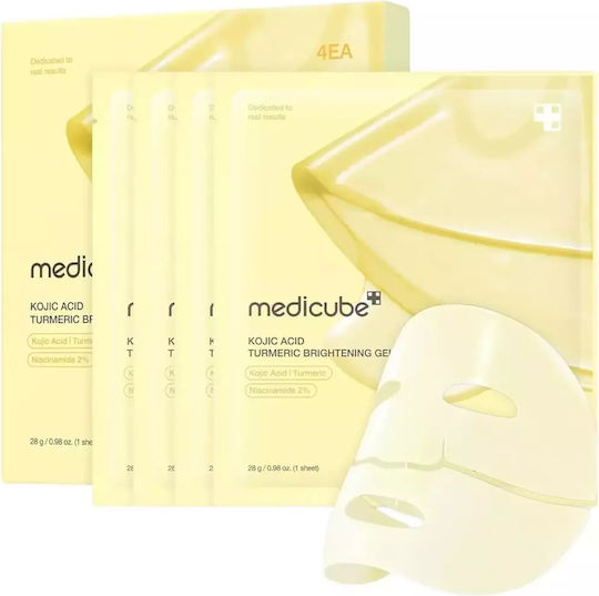 Medicube Kojic Acid Μάσκα Ομορφιάς Προσώπου για Λάμψη Με Νιασιναμίδη & Ρετινόλη