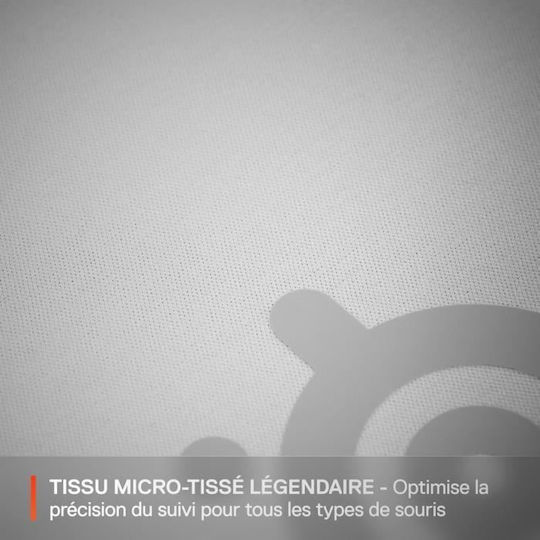 SteelSeries Qck L Gaming Mouse Pad Λευκό