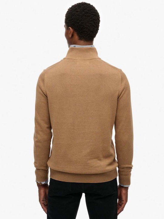 D1 Stud Long Sleeve Sweater Camel